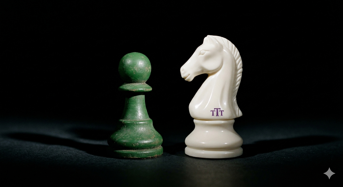[ITA/ENG] Il pedone verde contro la tripla T / The green pawn against the triple T